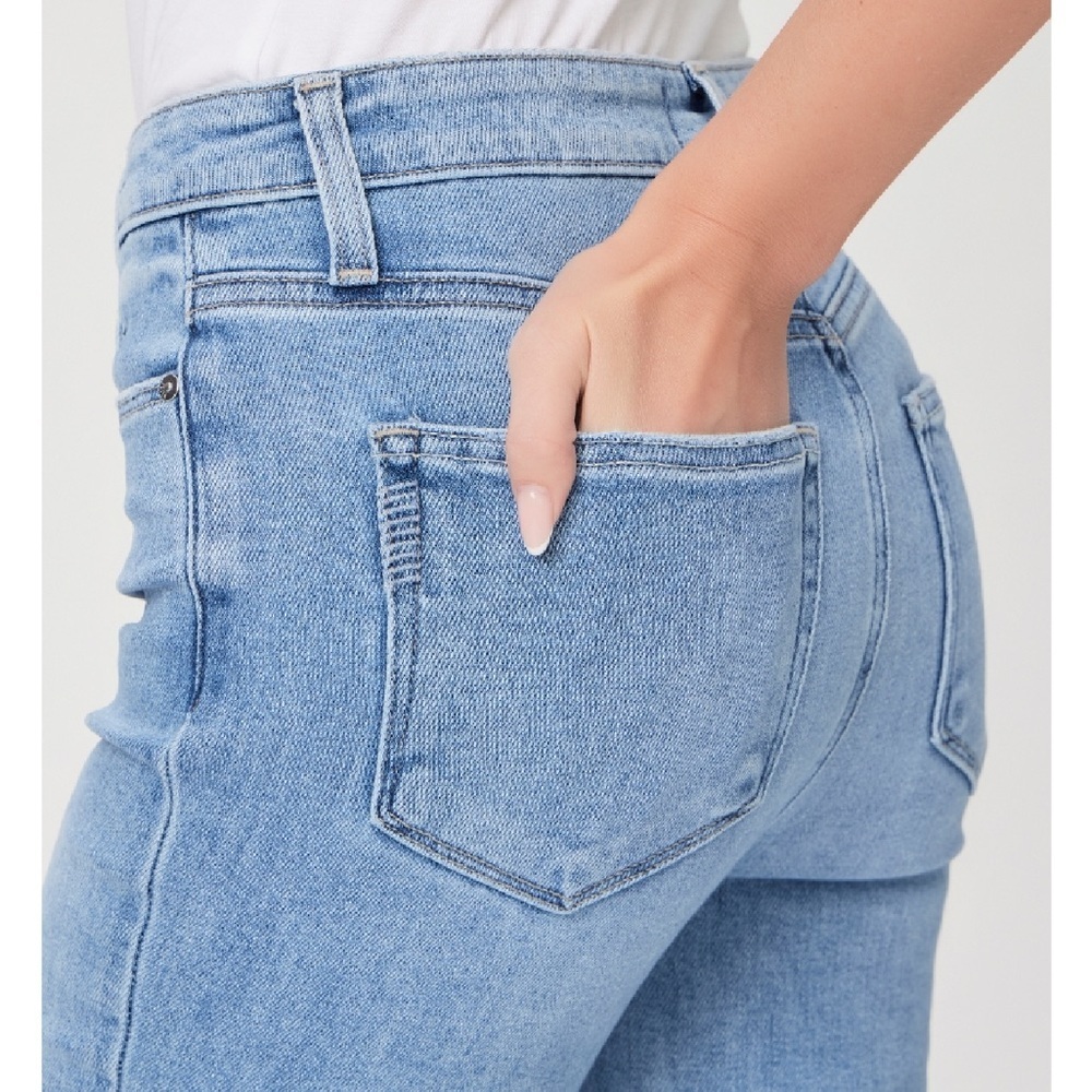 Paige Claudine Light Blue Women's Jeans - Picture 4 of 4